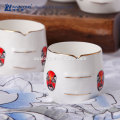 Wholesale Chinese traditional bone china ceramic Chinese Kungfu tea set